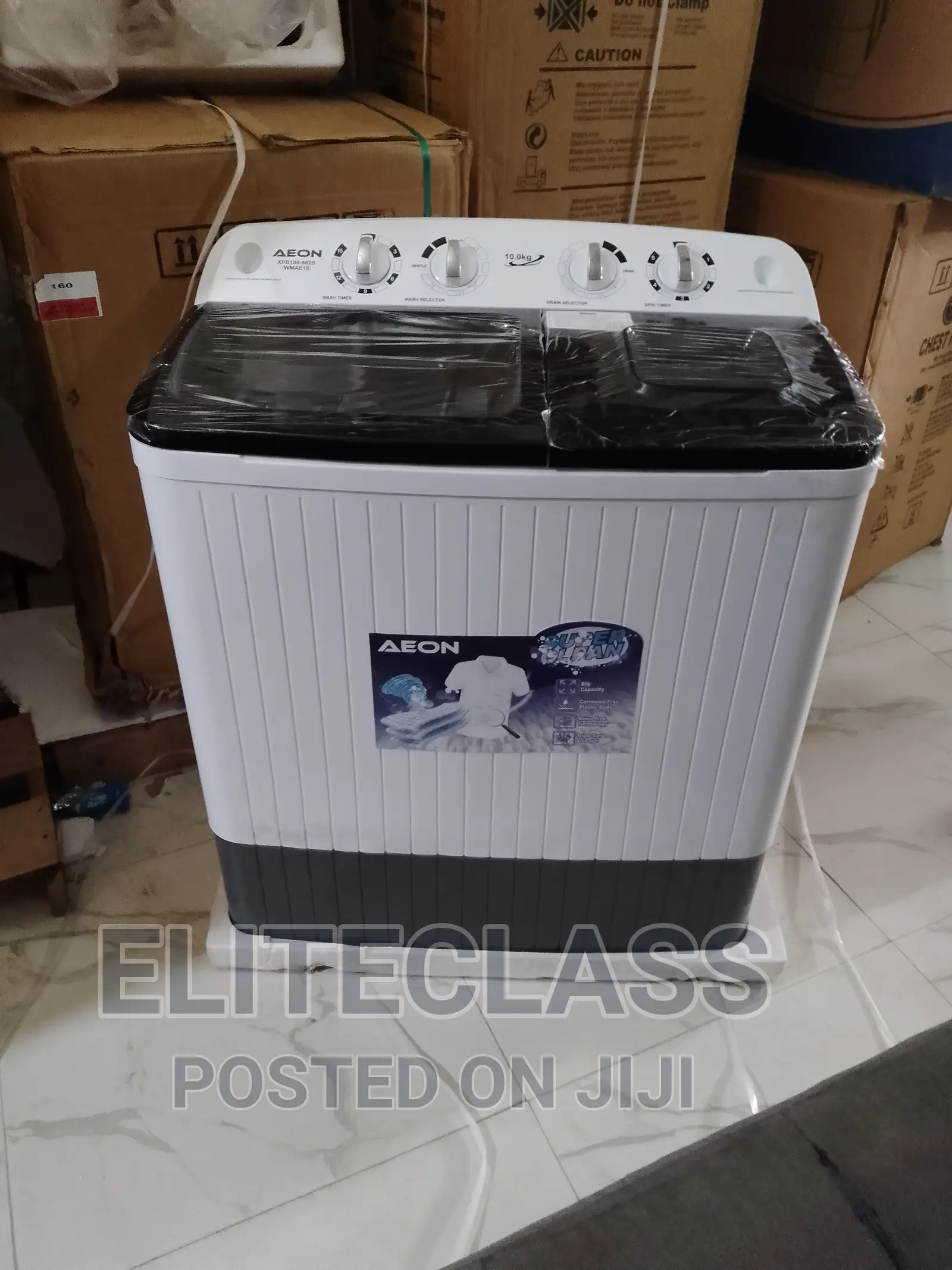 The New 10kg Aeon Twin Tub Washing Machine-Xpb100-962s
