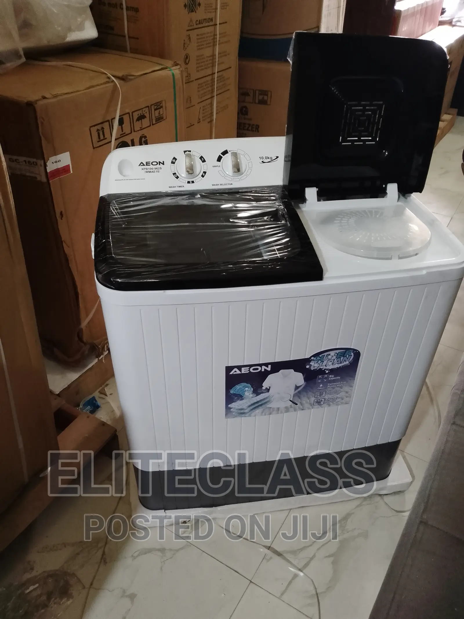 The New (10kg) Aeon Twin Tub Washing Machine-Xpb100-962s