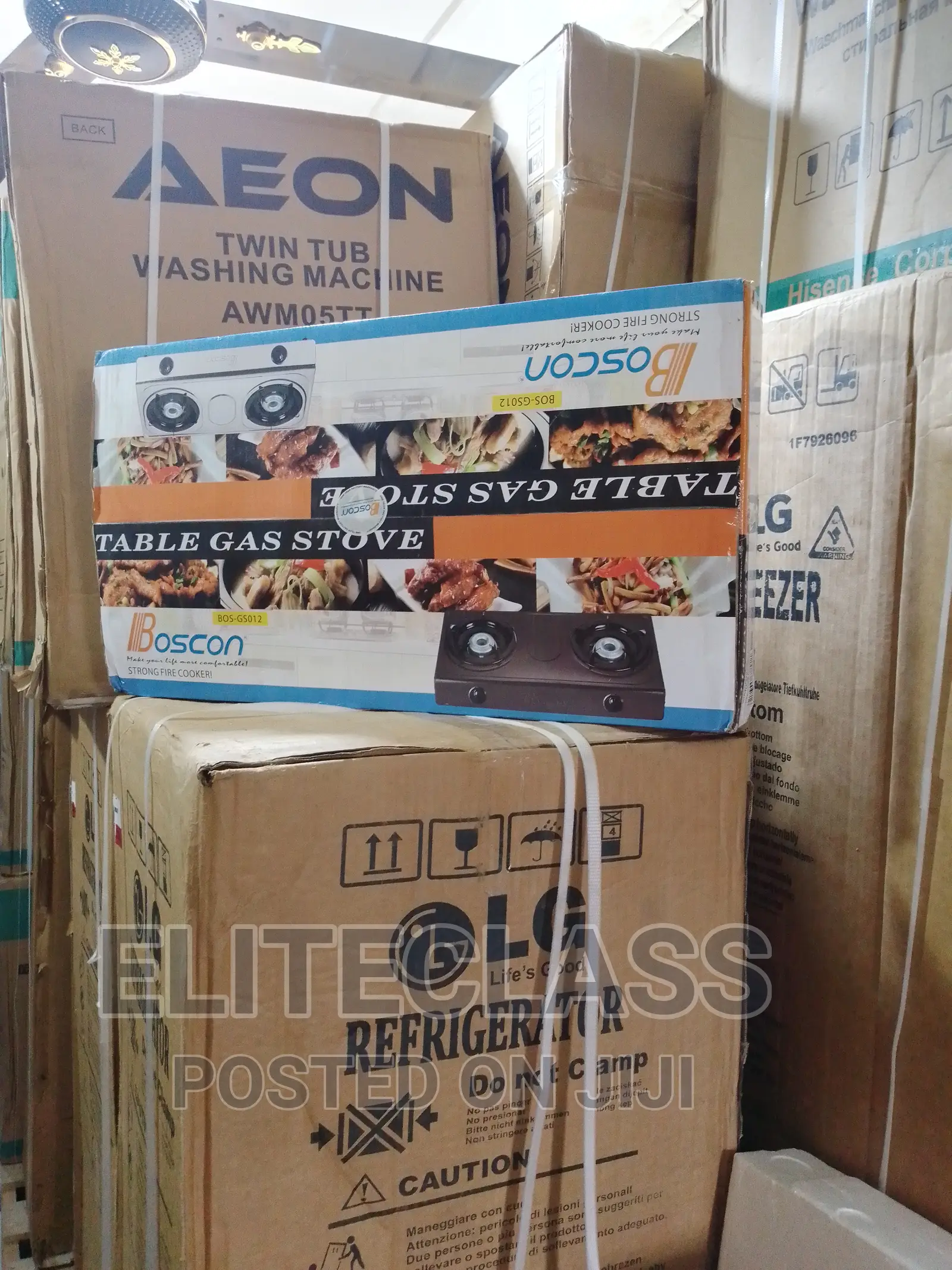 Boscon Table Top Gas Cooker (Bos-Gs012s)