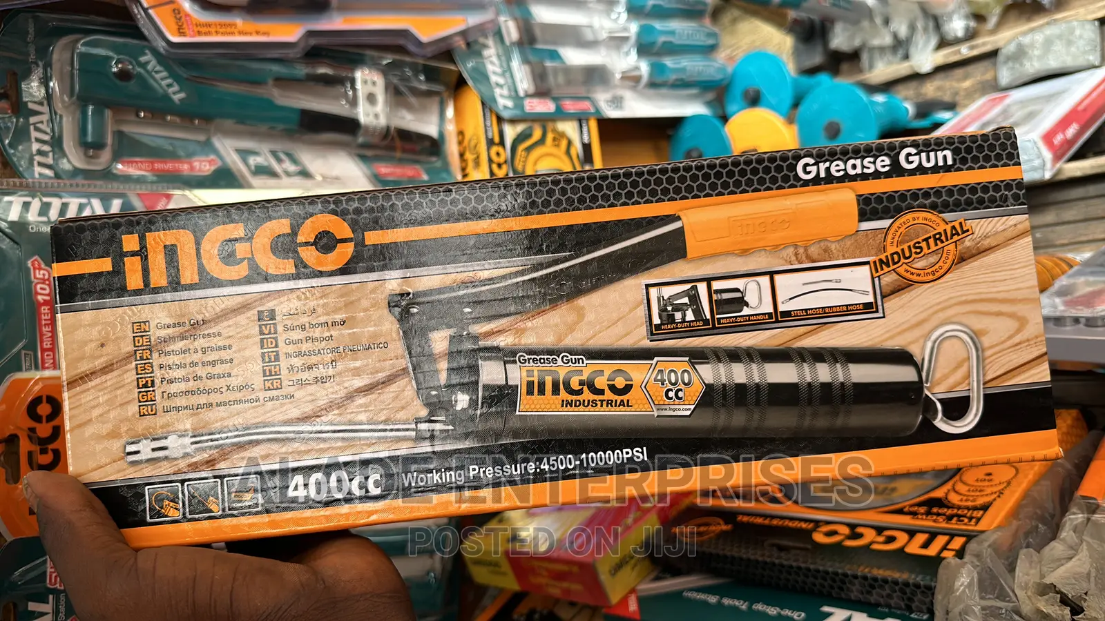 Ingco GRG015002 Heavy Duty Manual Grease Gun