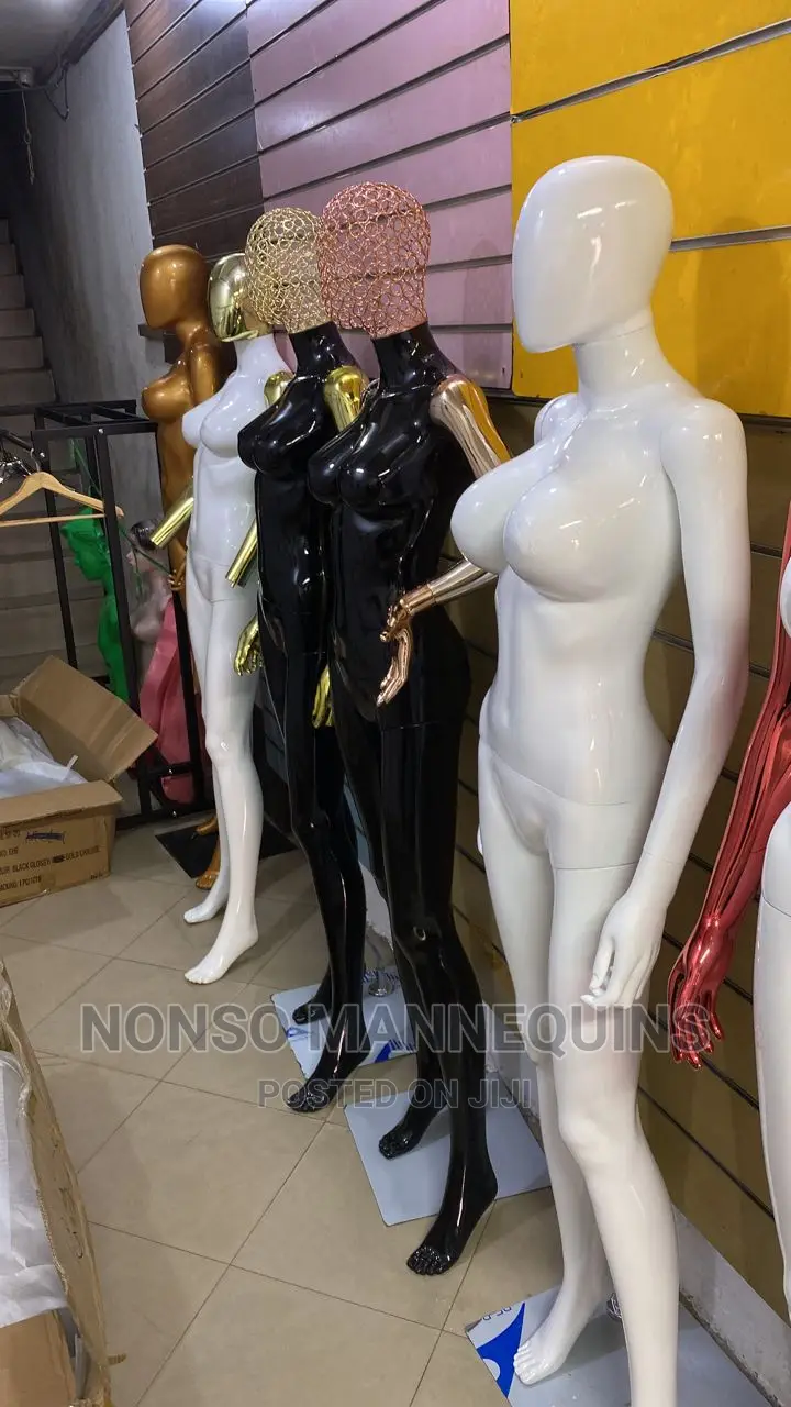 All Types Of Female Luxury Chrome Mannequin For Display