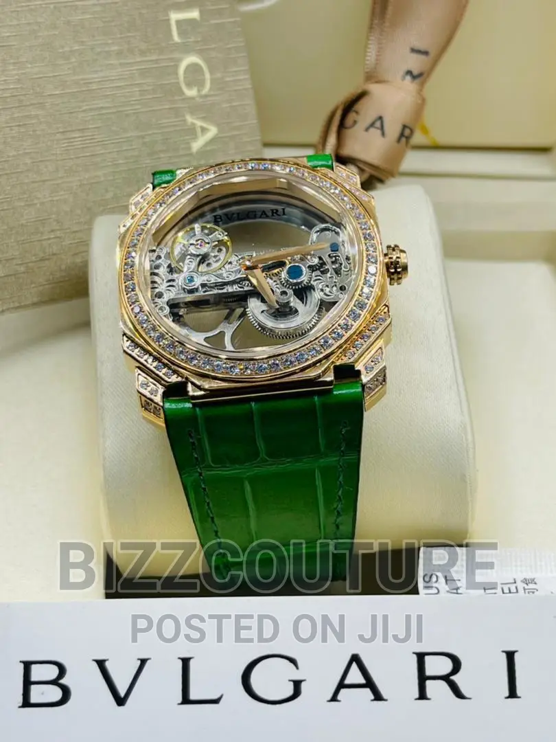 Original BVLGARI Leather Strap Available in Store