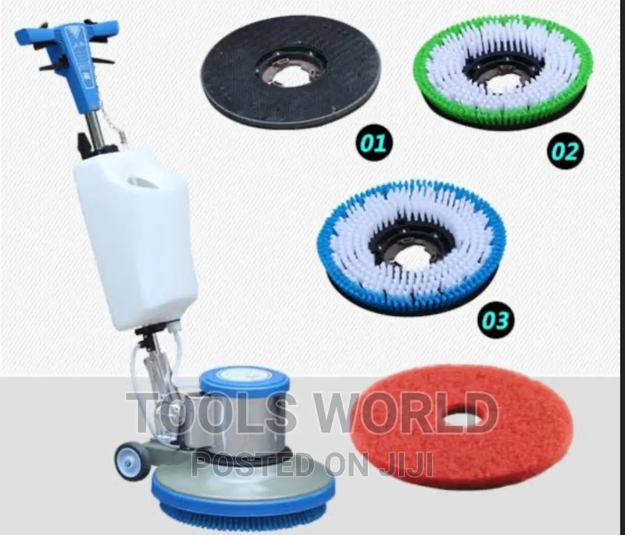 Commercial Floor Polisher Scrubber Machine 17"