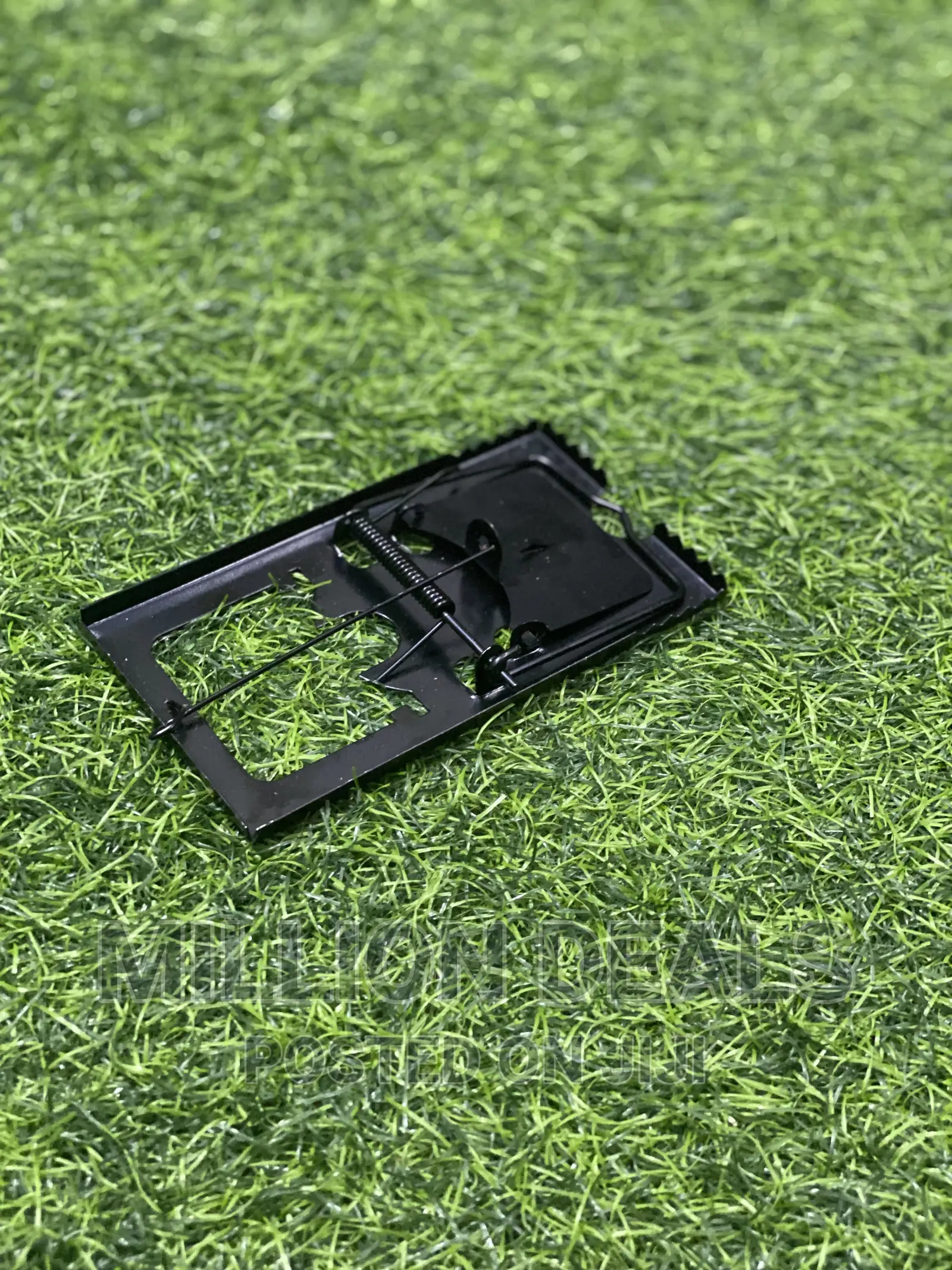 Black Steel Mini Reusable Rat Mouse Trap