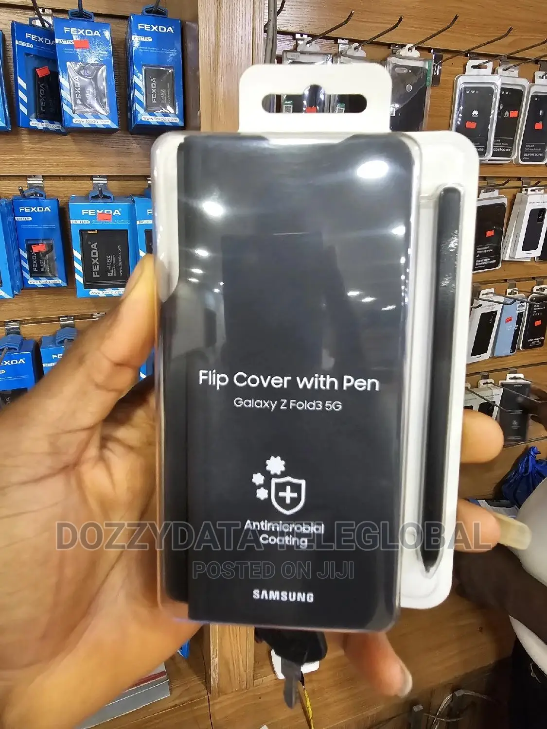 Samsung Galaxy Z Fold 3 Flip Case With Pen - Black