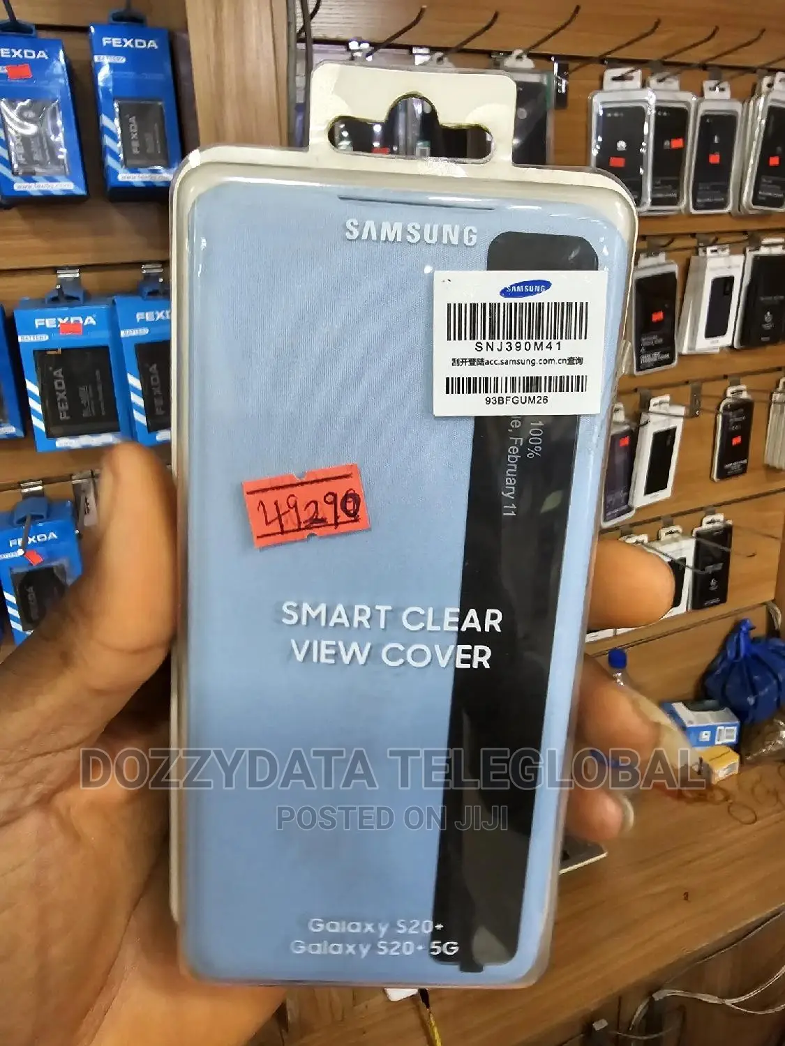 Samsung Galaxy S20 Plus Sensor Clear View Case Uv Glass