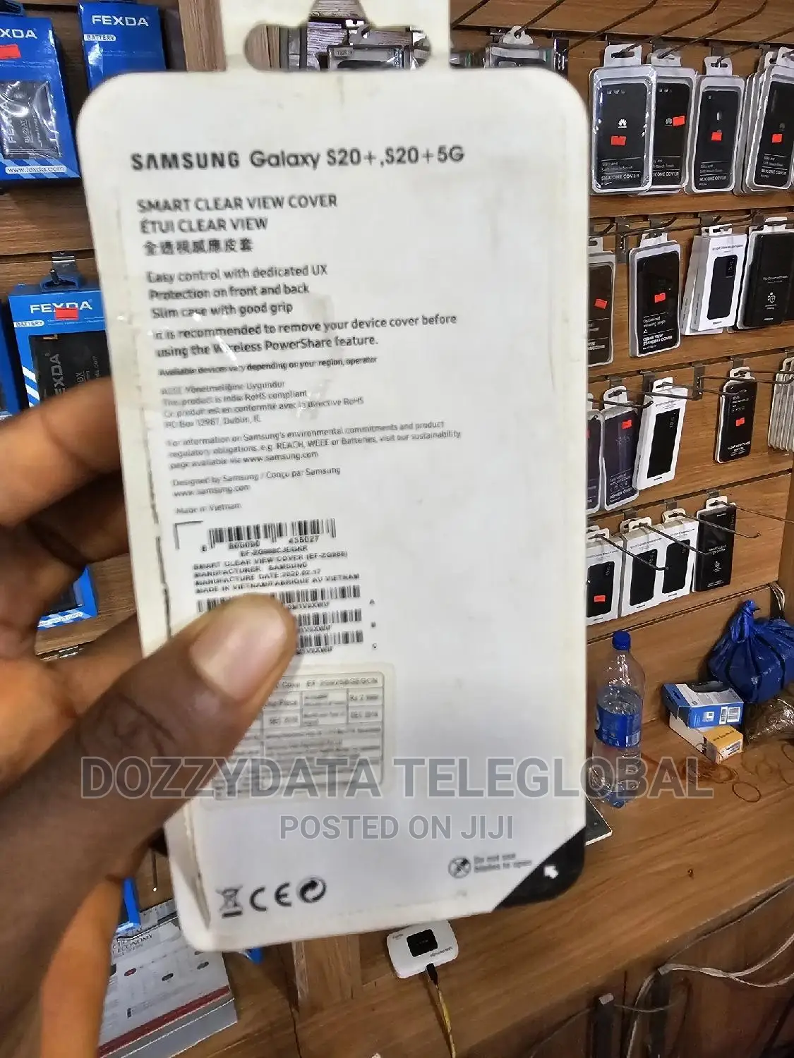Samsung Galaxy S20 Plus Sensor Clear View Case Uv Glass