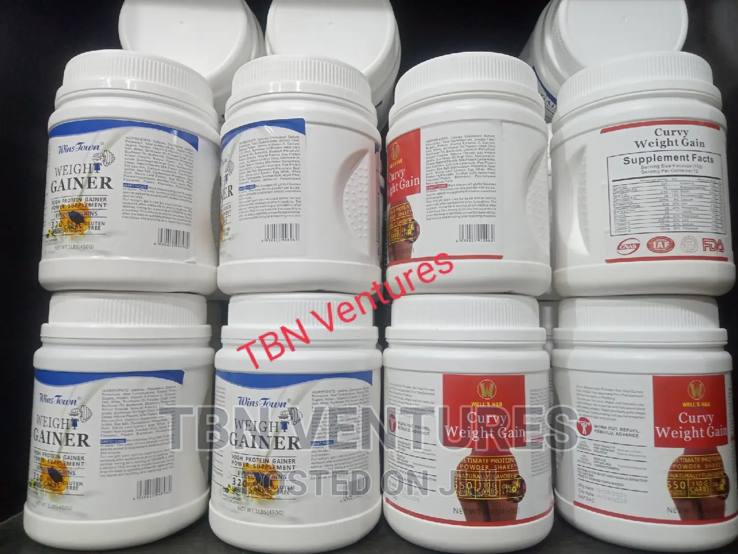 Wins Town Weight Gainer Curvy Weight Gain 450g