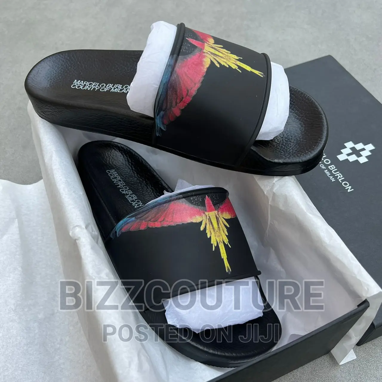 Original MARCELO BURLON Slides Available in Store