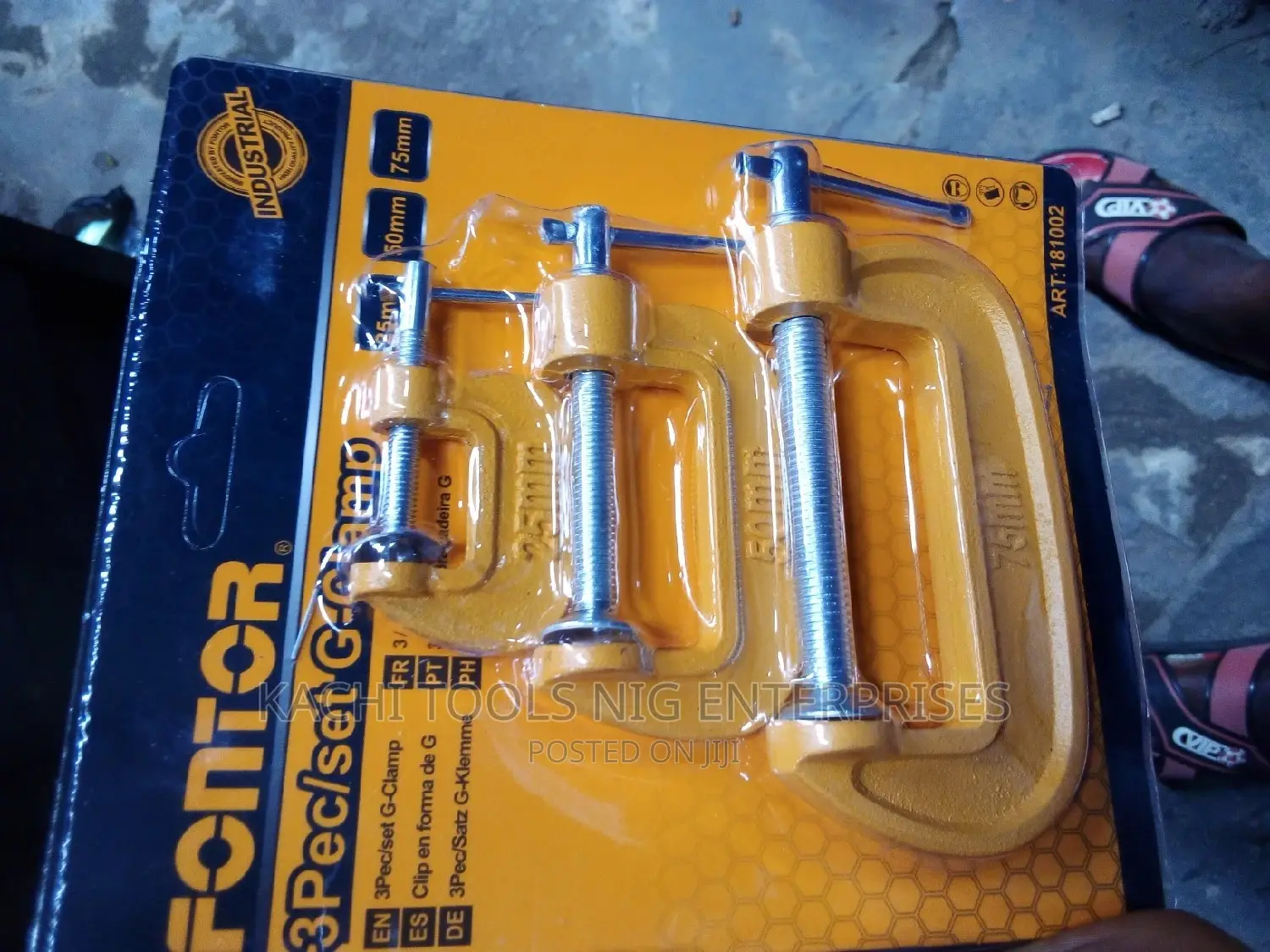 3in1 G Clamp, 25,50,75m