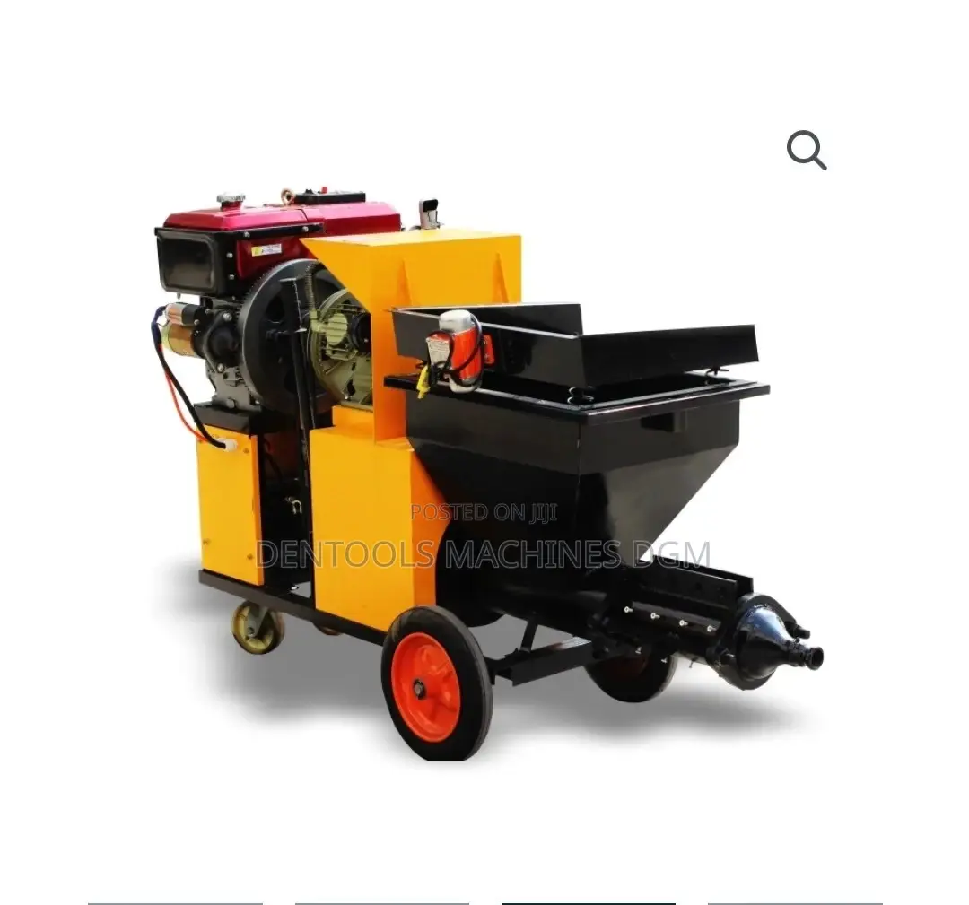 Diesel Engine Plaster Mortar Sprayer Machine