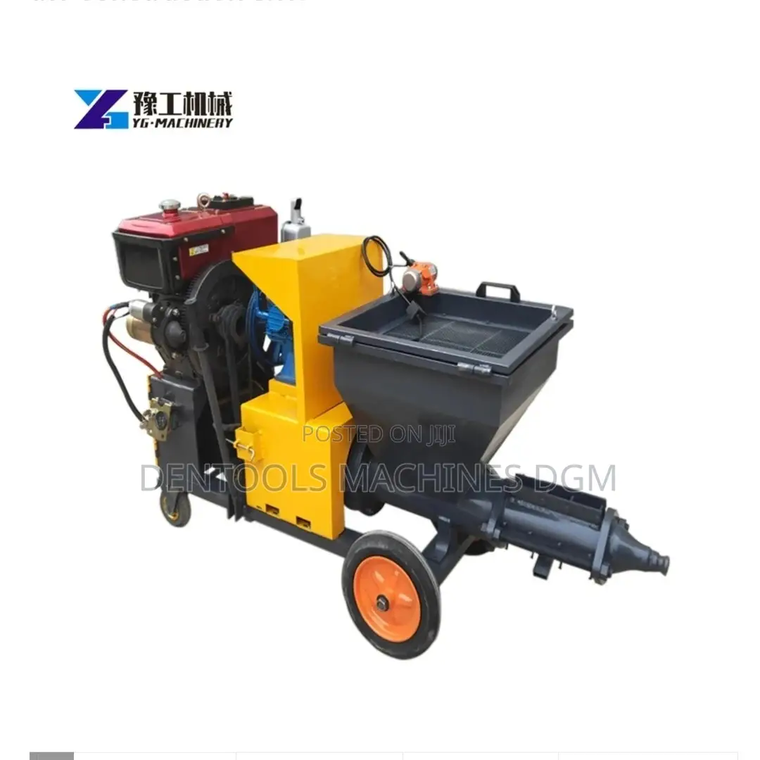 Diesel Engine Plaster Mortar Sprayer Machine