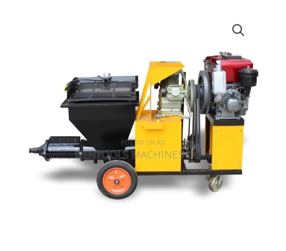 Diesel Engine Plaster Mortar Sprayer Machine