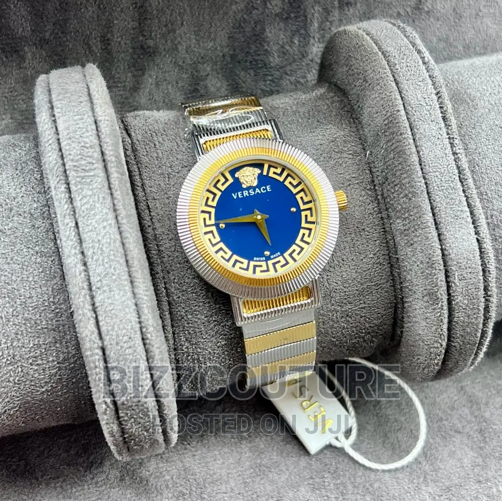 Original VERSACE Silver Gold Chain Watch Available Instore