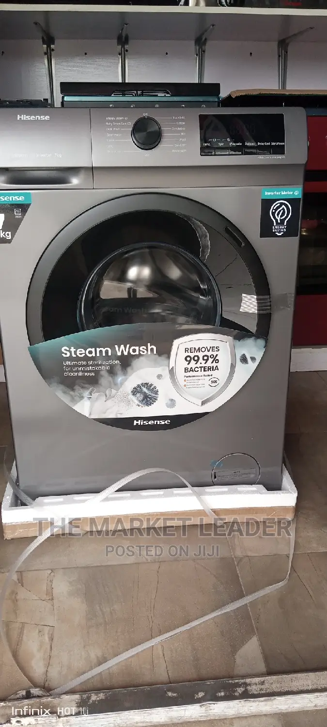 Hisense 7kg Inverter Front Load Fully Automatic Washing Mach