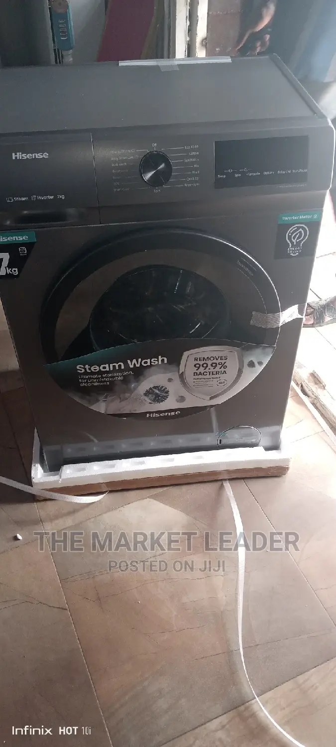 Hisense 7kg Inverter Front Load Fully Automatic Washing Mach
