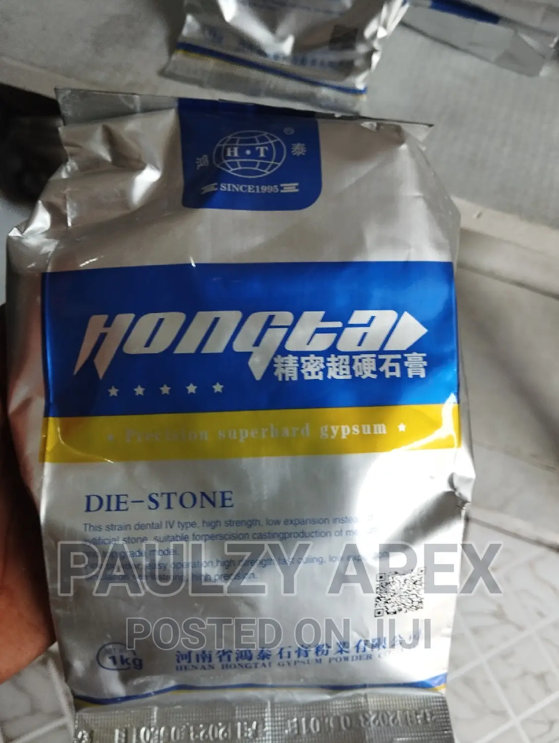 Improved Dental Stone.