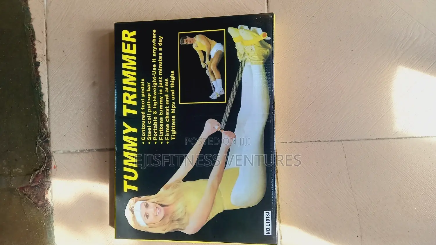 Tummy Trimmer With Contoured Foot Pedals