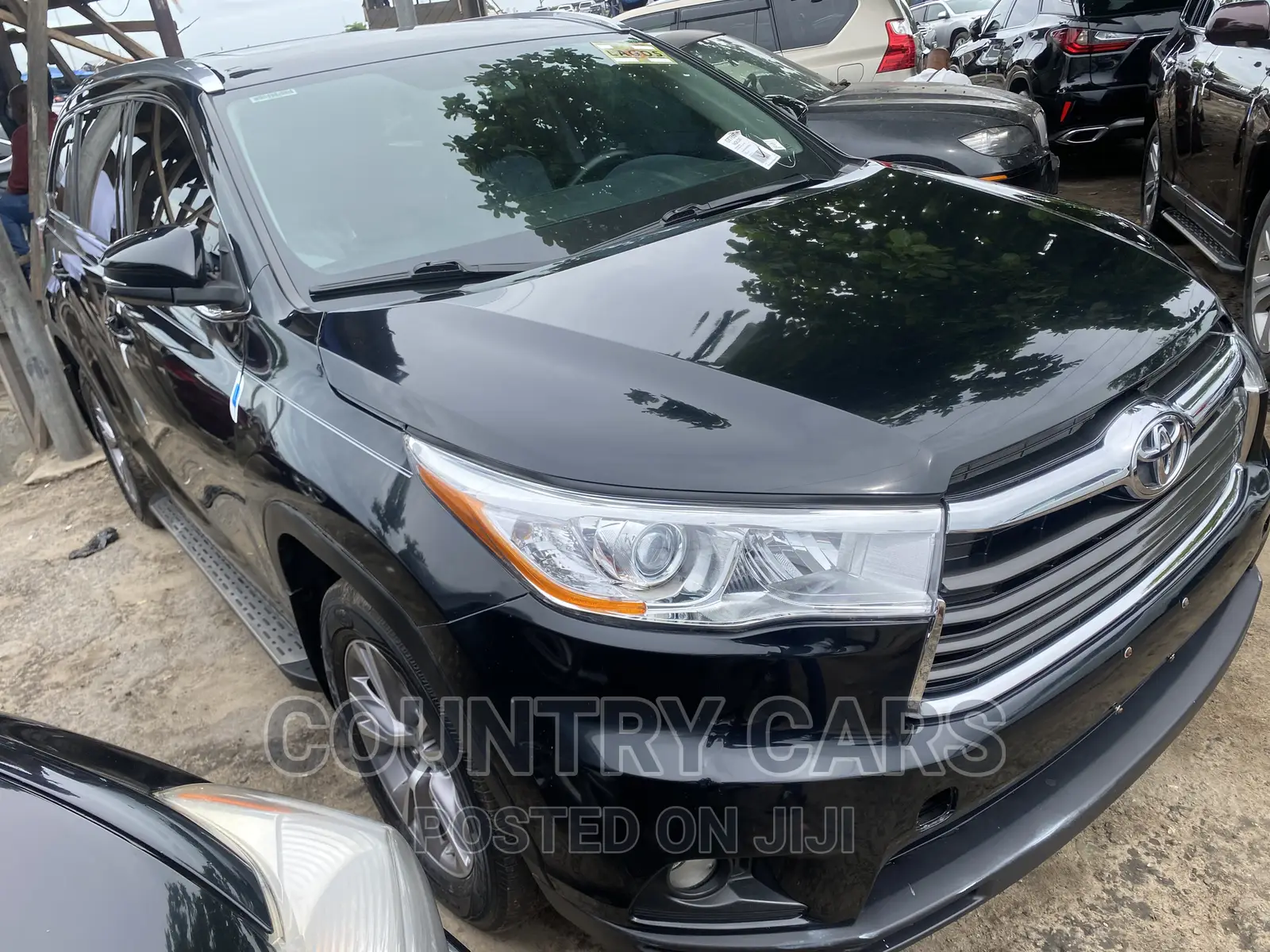 Toyota Highlander XLE V6 4x4 (3.5L 6cyl 6A) 2016 Black