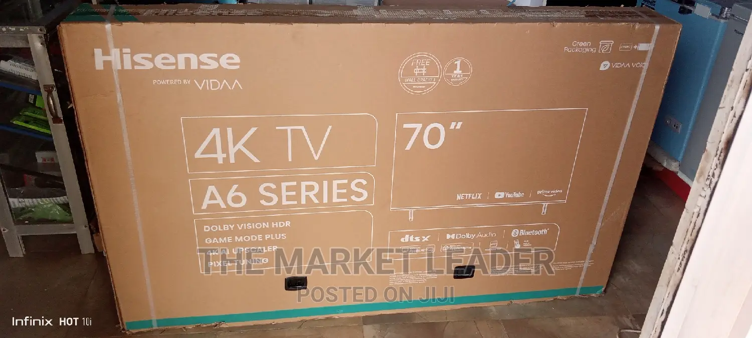Hisense 70” A6n Smart Tv
