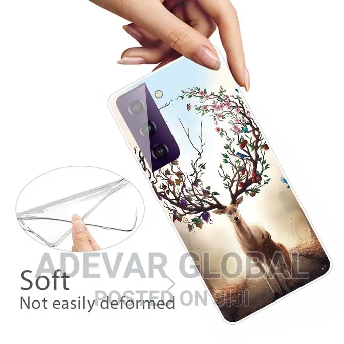 Samsung Galaxy S21+ 5G Shockproof Painted Transparent TPU