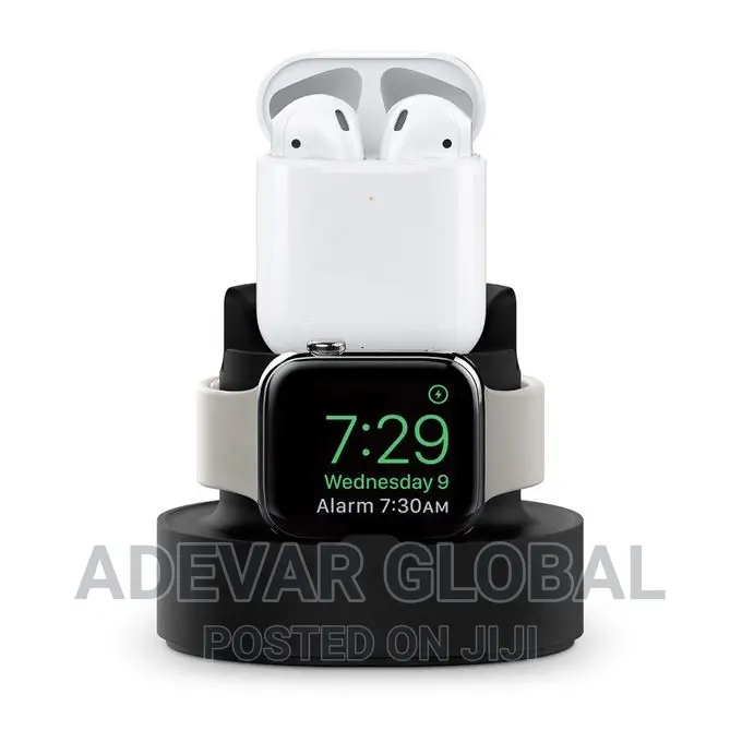 3 in 1 Watch Earphone Silicone Charging Stand 4 Apple Watch
