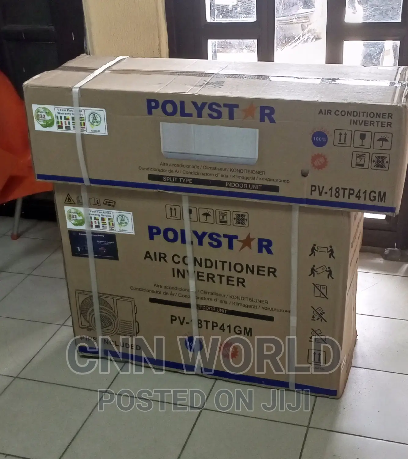 Polystar Inverter 2hp (R410a)Split AC With Free Kit Warranty