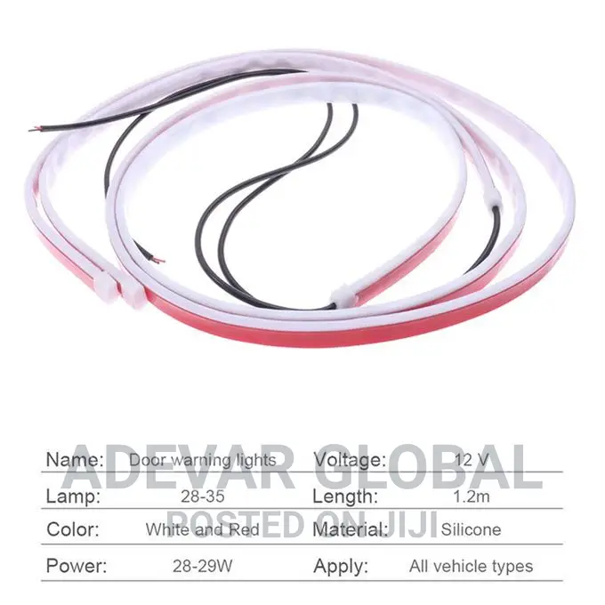 2pcs Car Door Opening Warning Led Lights
