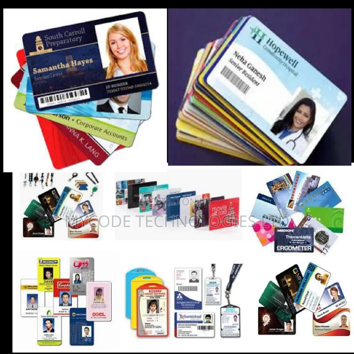 Plastic ID Card, Courier Bag, Picture Frames