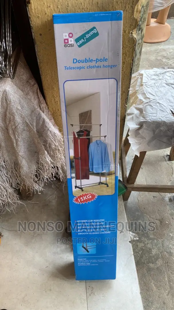 15kg Load Capacity Double Cloth Rack Stand