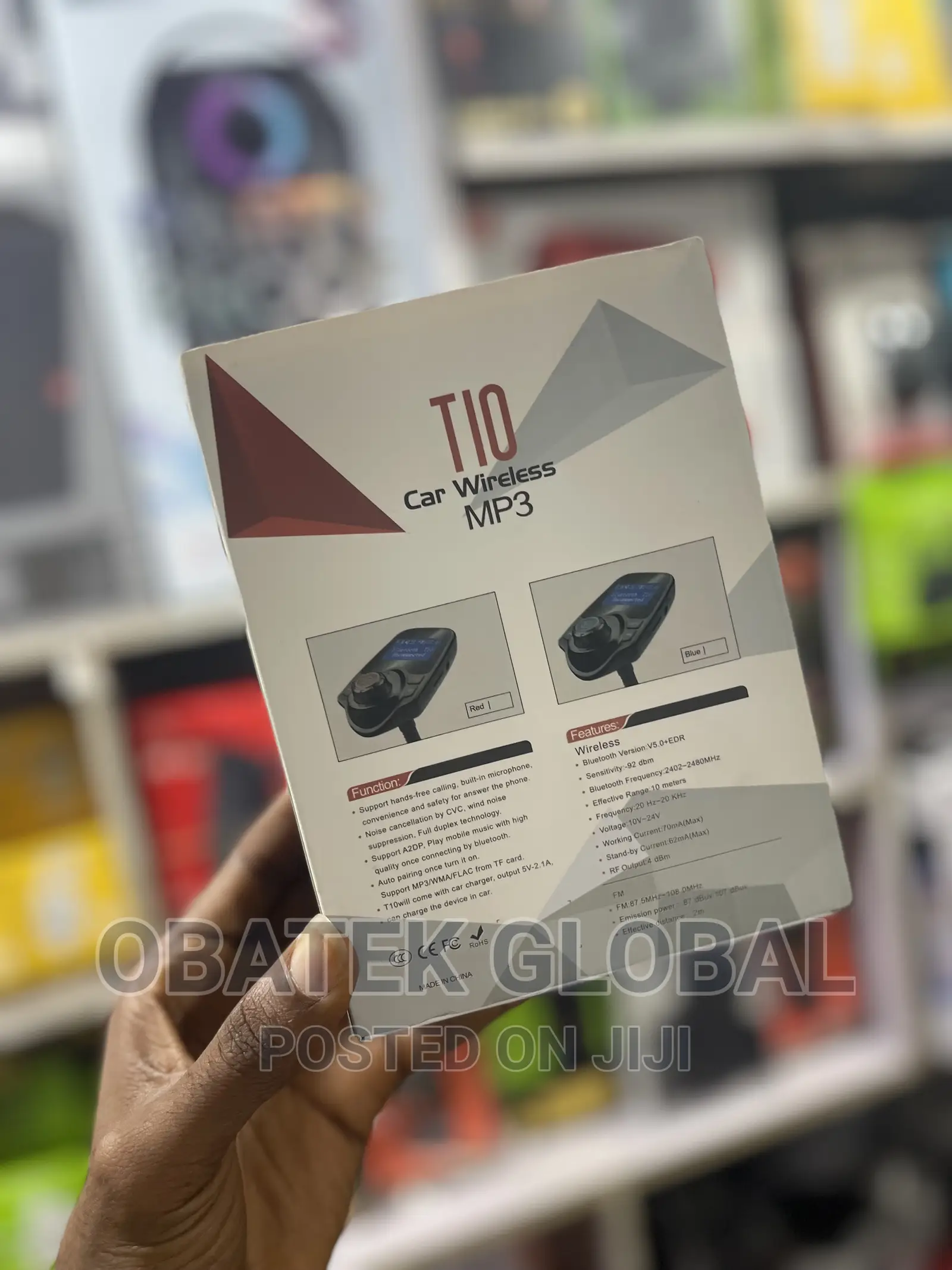 T10 Car Wireless Bluetooth MP3 Player