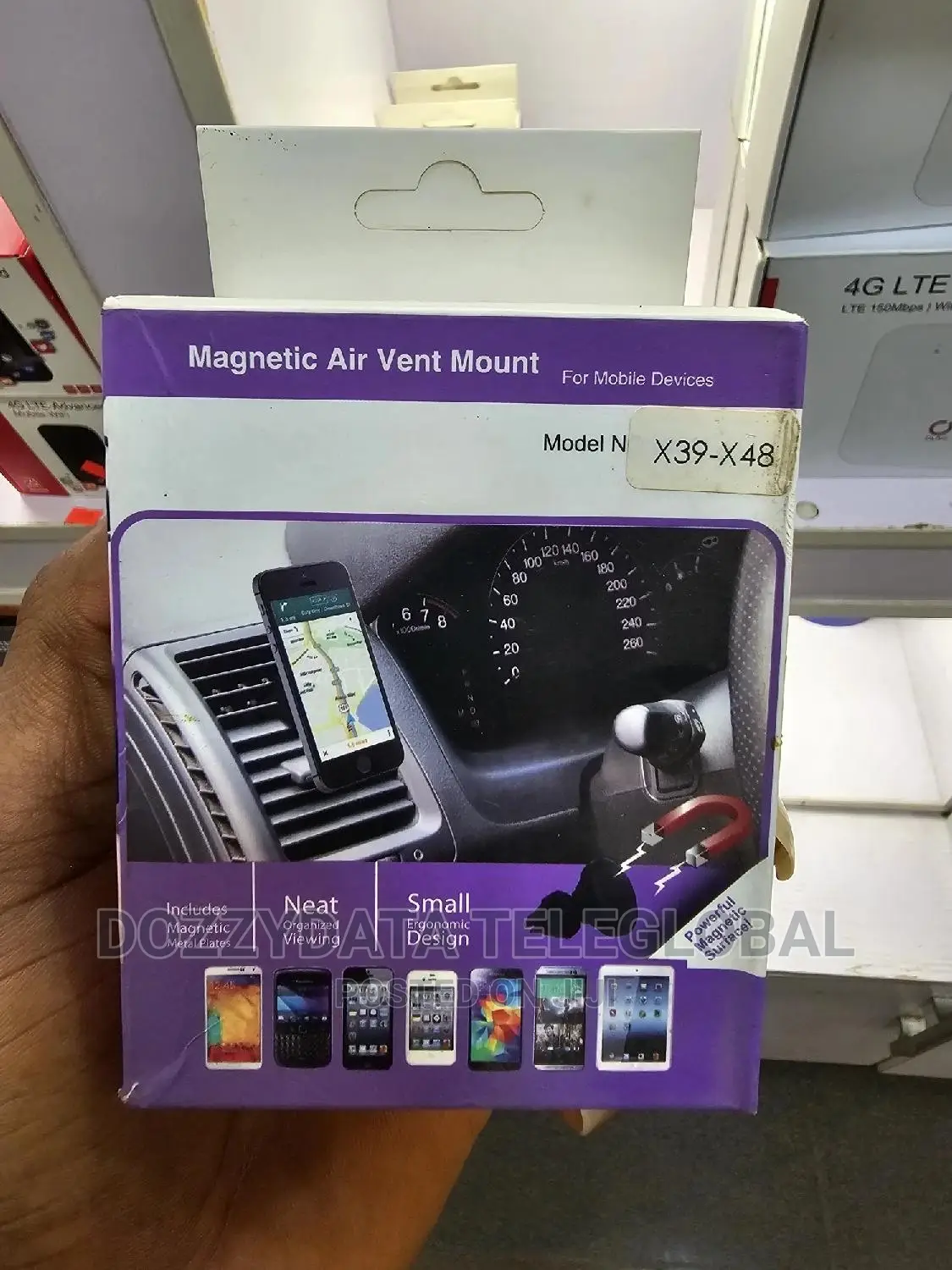 Magnetic Air Vent Mount Car Music Player