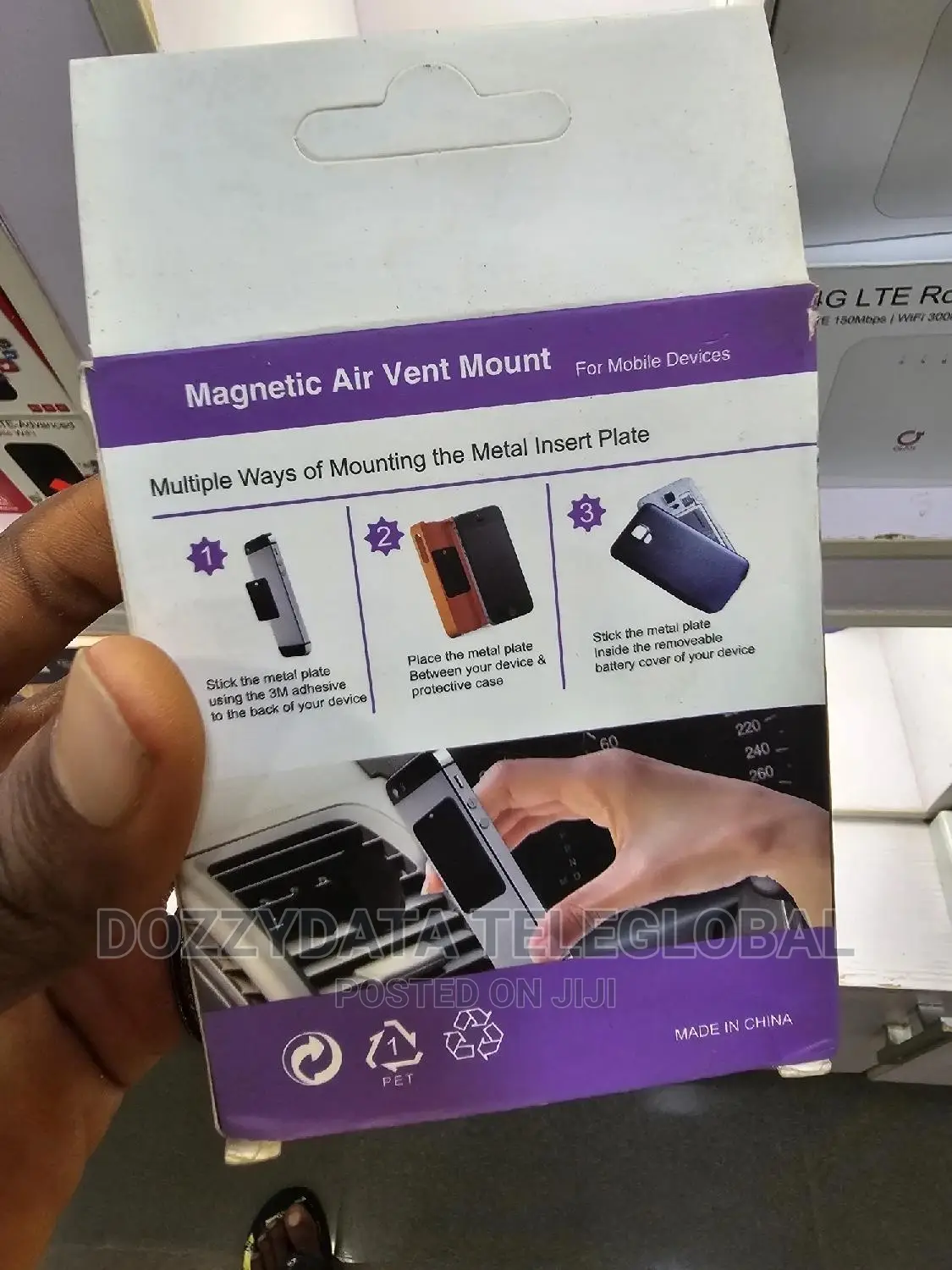 Magnetic Air Vent Mount Car Music Player