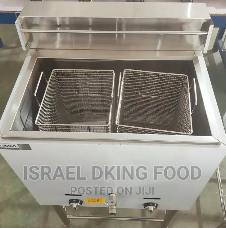Foreign New Industrial Gas Double Basket Deep Fryer