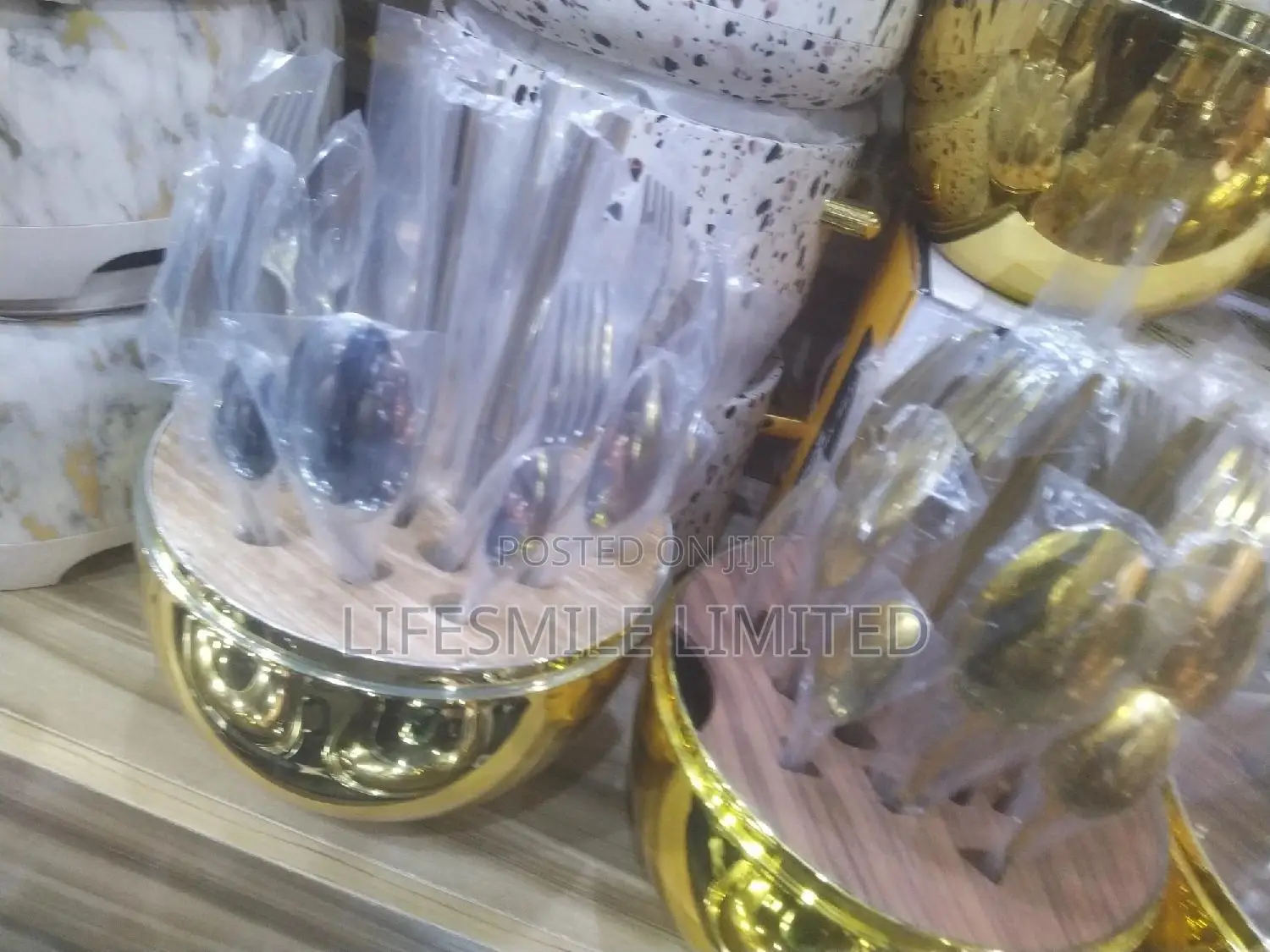 Egg Shape Gold Spoon Design