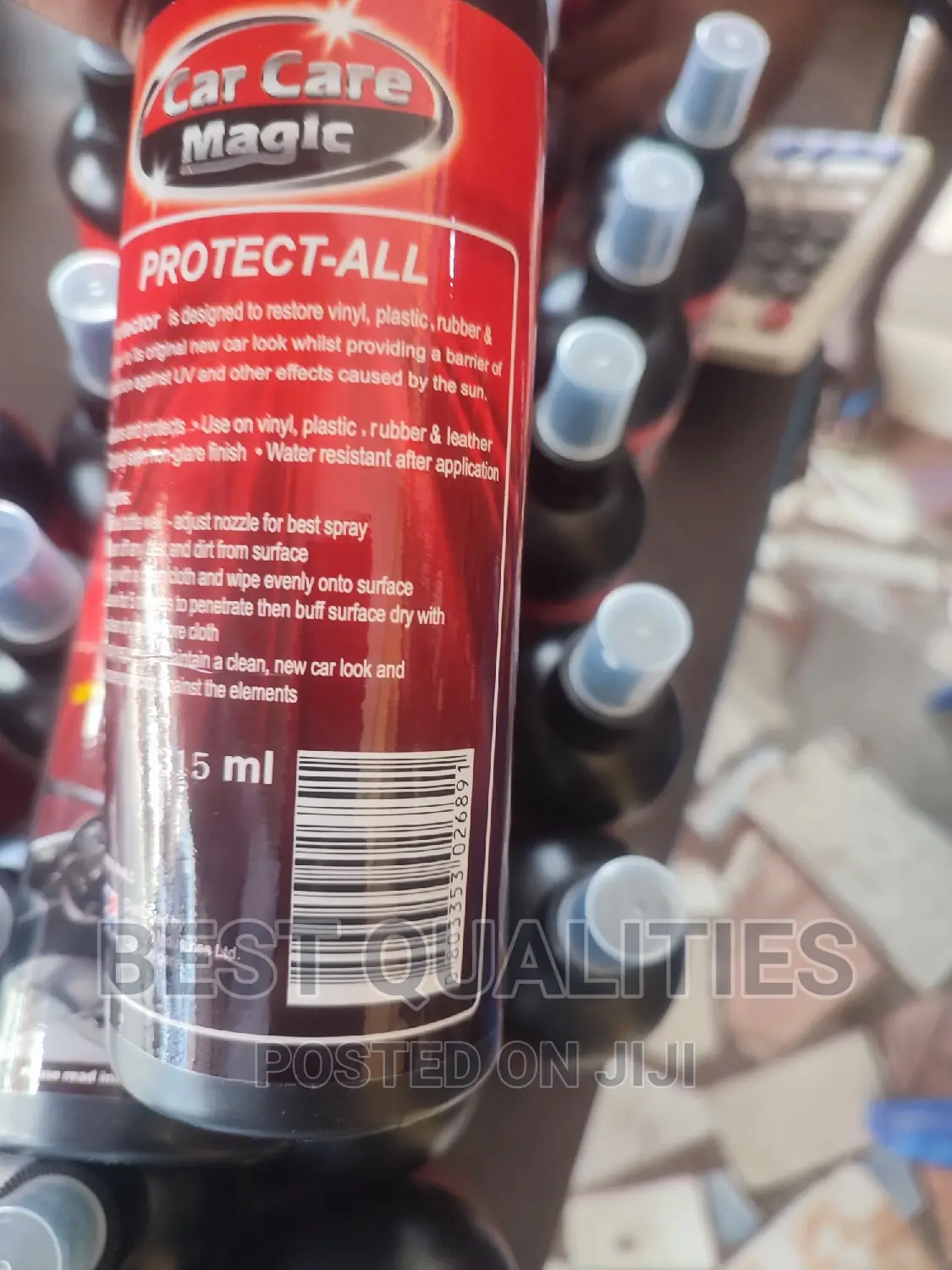 Protect All Dashboard, Plastic, Leather And Rubber Cleaner