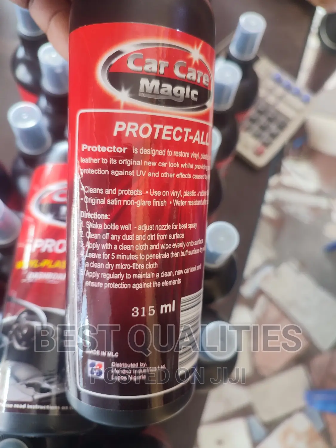 Protect All Dashboard, Plastic, Leather And Rubber Cleaner