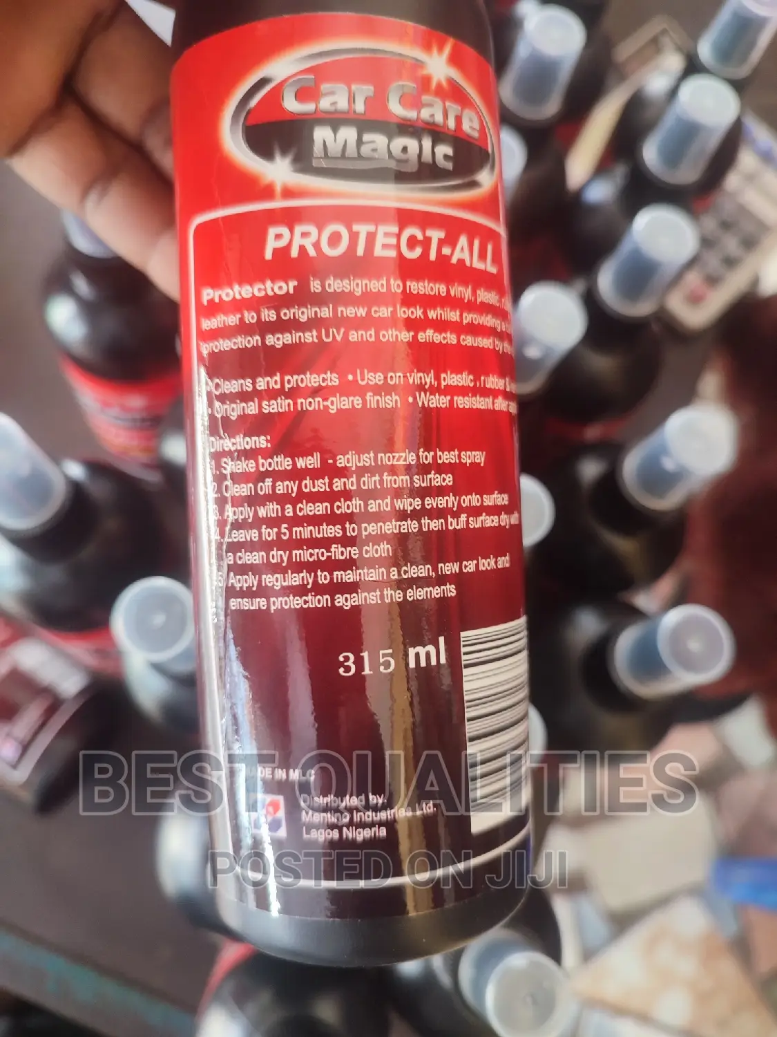 Protect All Dashboard, Plastic, Leather And Rubber Cleaner