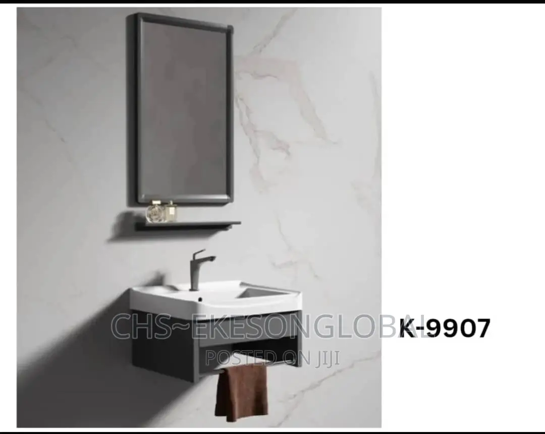 Dining / Toilet Cabinet Suspended With Mirror