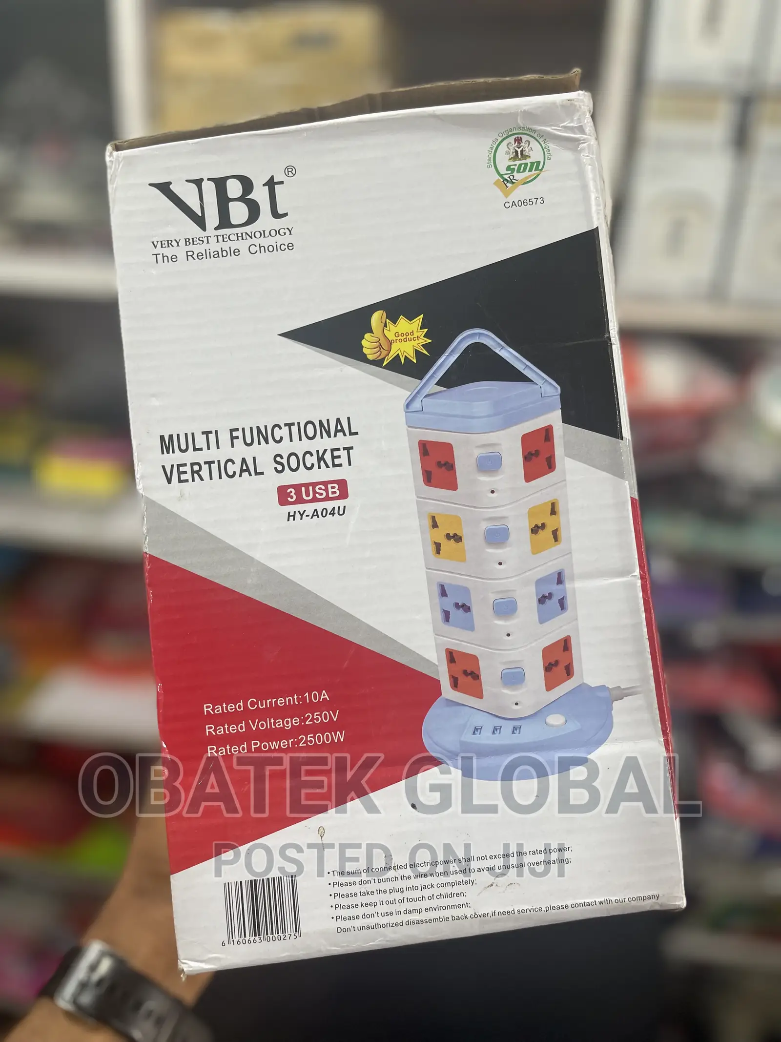 VBT Multifunctional Vertical Socket
