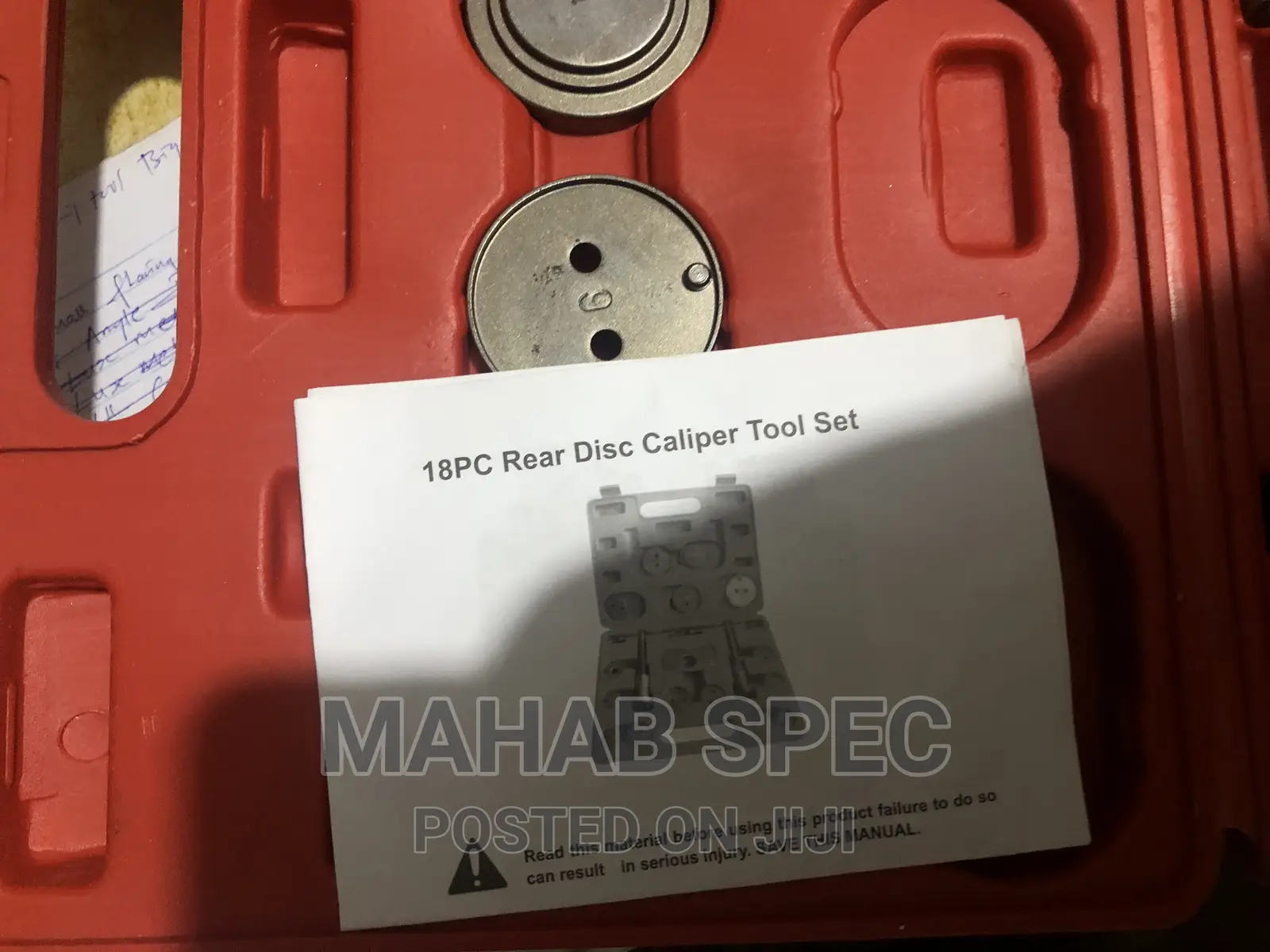 22 Pieces Disc Brake Pad Piston Caliper Rewind Tool Kit