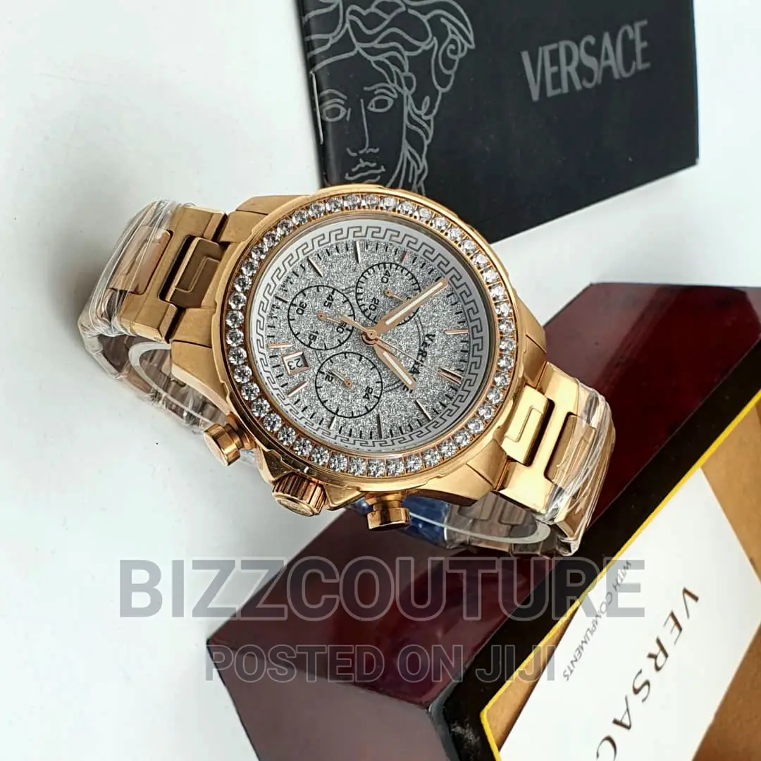Original VERSACE Gold Steel Chain Available in Store