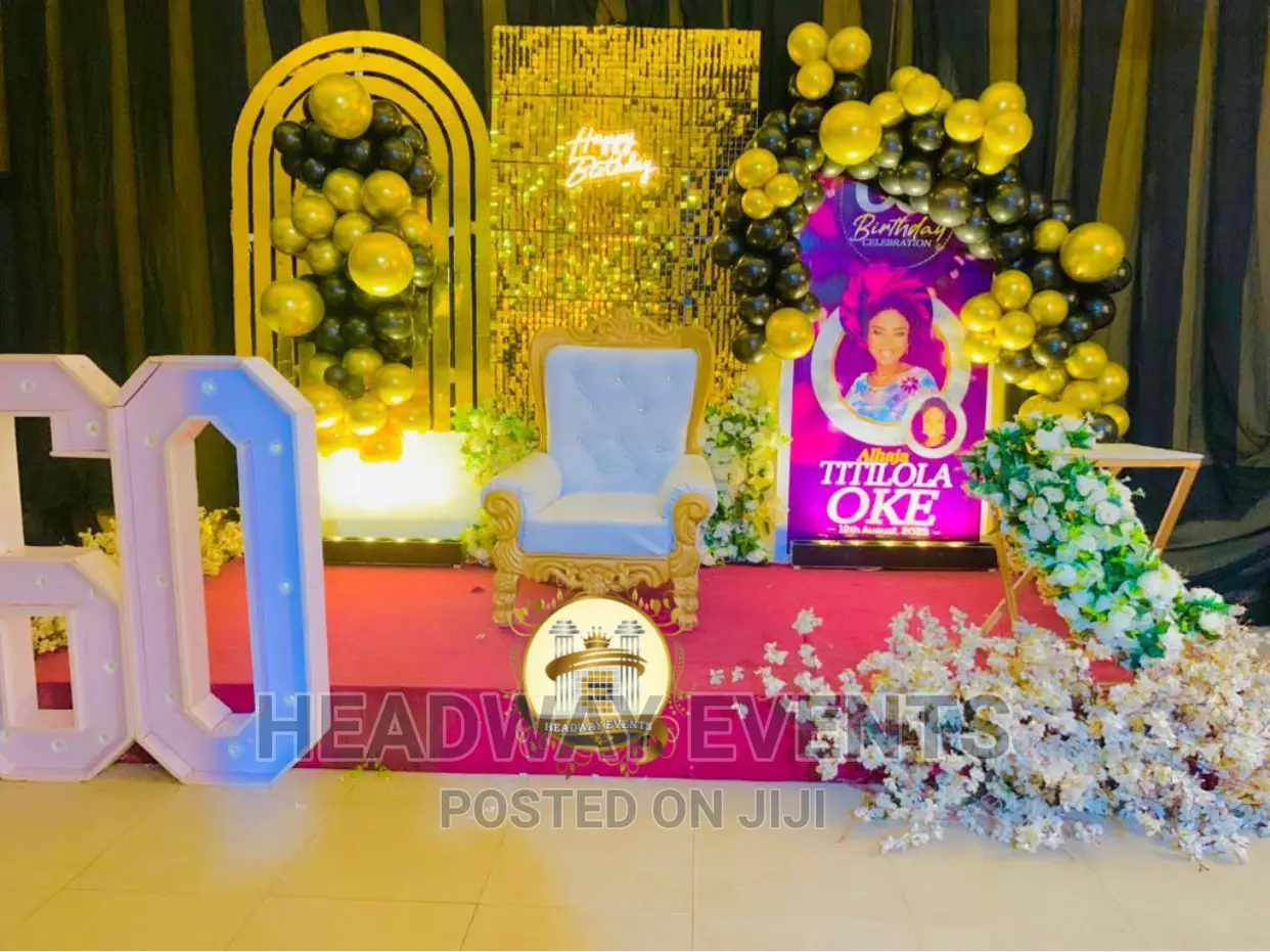 60th Birthday Decoration in Ikorodu