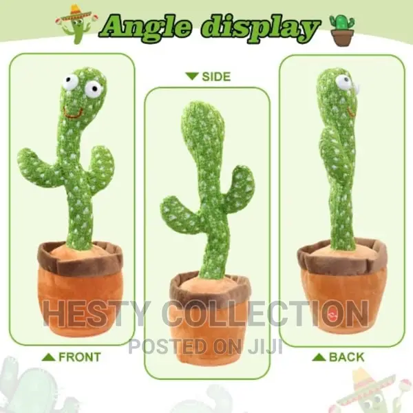 Intelligent Dancing Cactus Toy for Kids and Home Decor