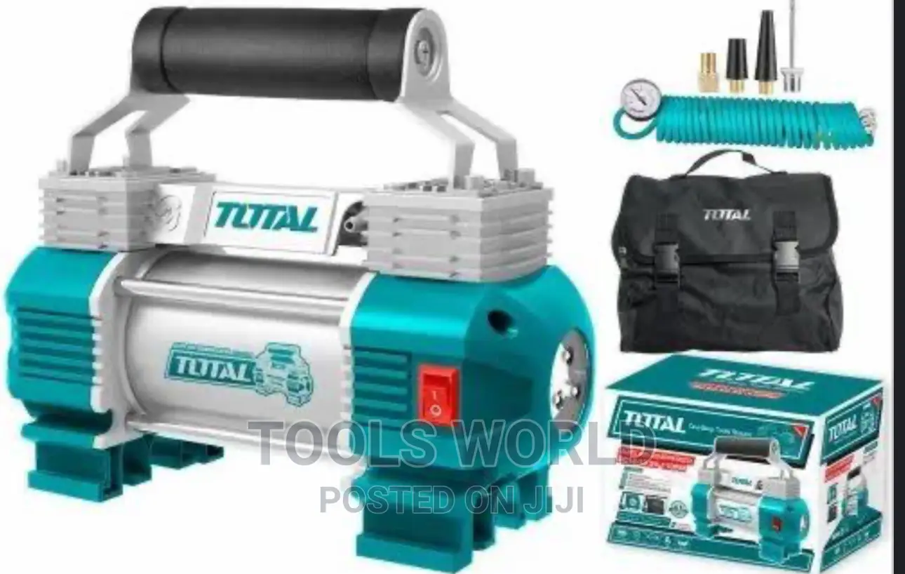 Total Auto Air Compressor With Light 12V (Ttac2506)
