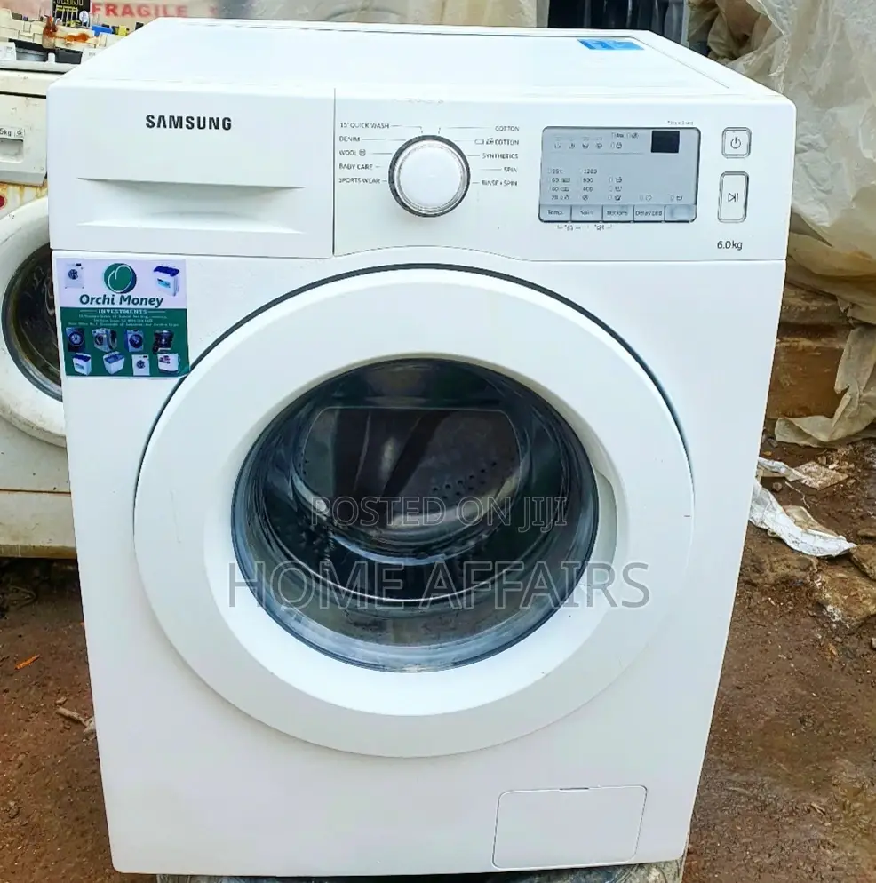 White Samsung 6kg Automatic Washing Machine [Pay on Delivery