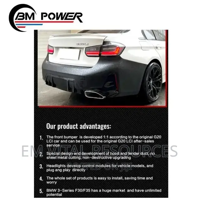 BMW 2013 3 Series F30 to 2021 G20 Upgrade