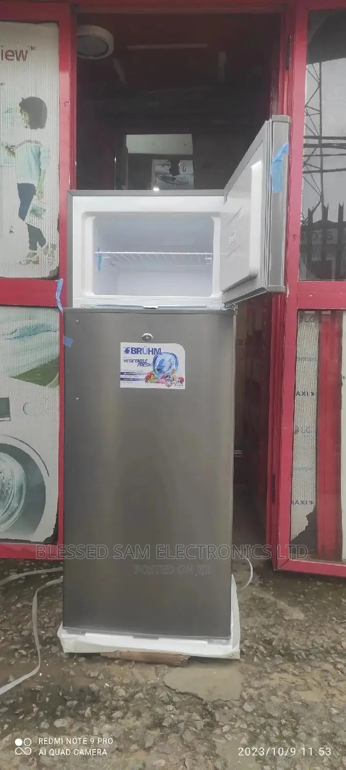 Bruhm Fridge Double Door 205-l ( Freezer Fridge )>1 Yrs