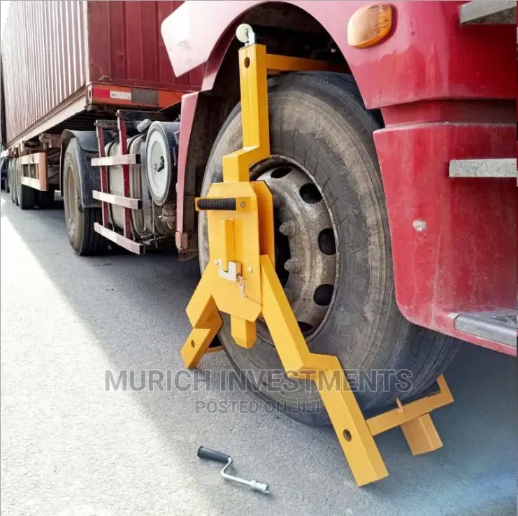 3 Fork Wheel Secure Vehicle Truck Tire Tyre Clamp