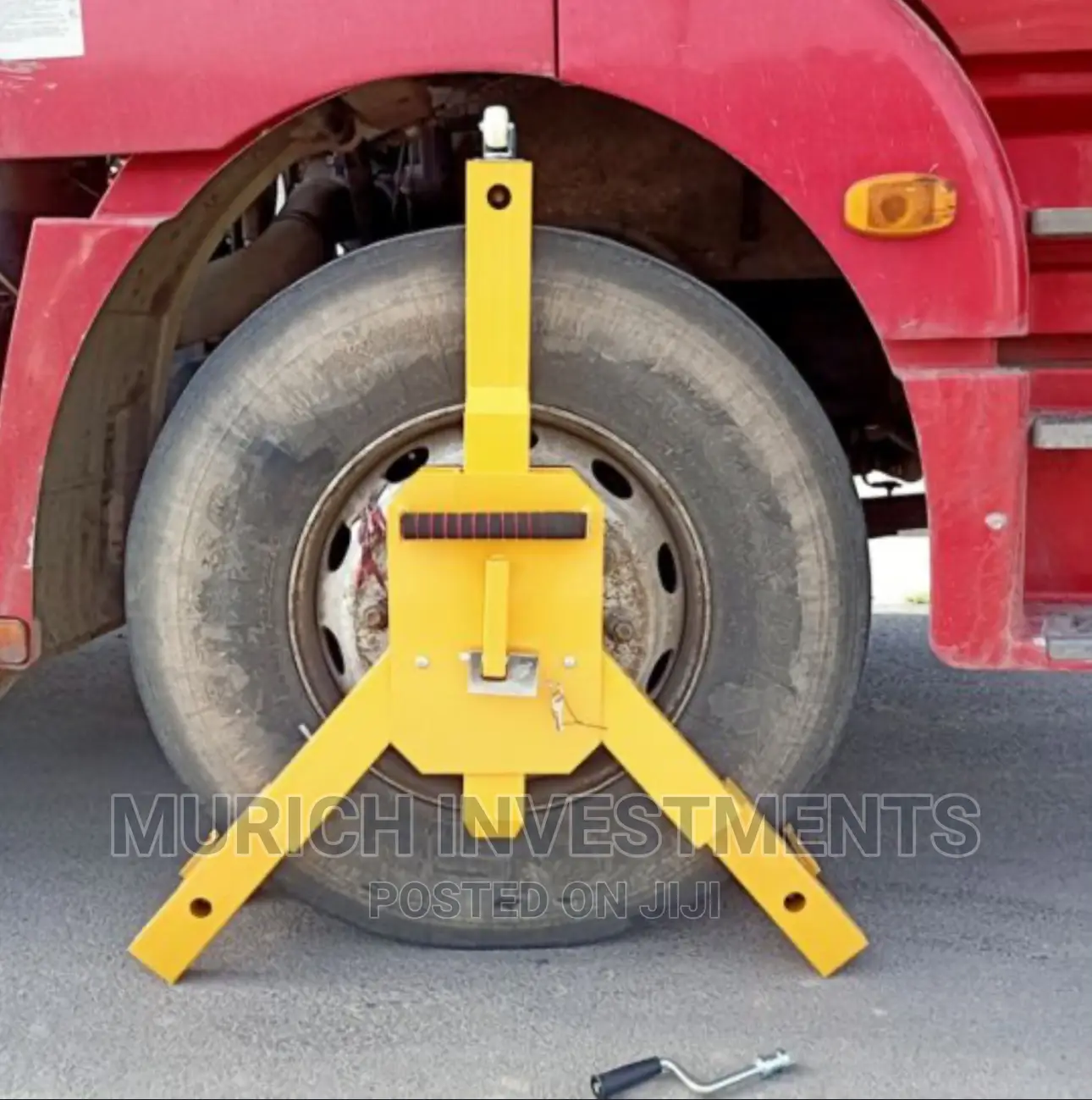 3 Fork Wheel Secure Vehicle Truck Tire Tyre Clamp